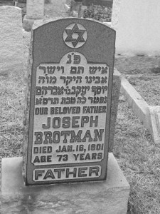 Joseph's headstone