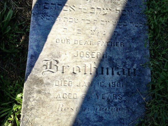 Joseph headstone ABC