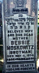 Bessie headstone enhanced