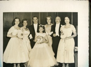 Susan, Renee, Charles, Judy Haber and the Dombeys at Rosalind's wedding 