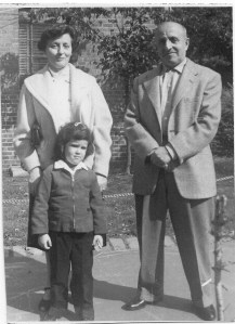 My Grandparents with me OCtober 1956