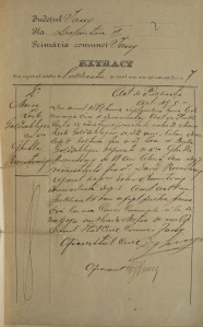 Moritz and Gittel's marriage certificate