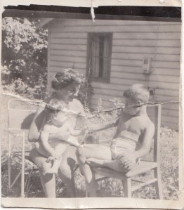 Elaine Jeff and Amy 1953