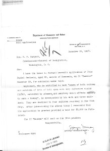 acting commissioner's recommendation