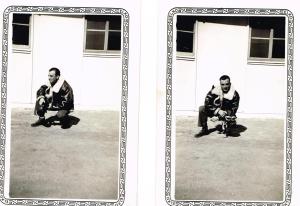 Maurice at Aerial Gunnery School in Kingman, AZ