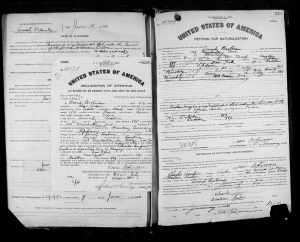 David Brotman petition for naturalization 1920
