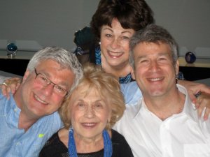 Frieda and her children Robert, Gayle and Richard