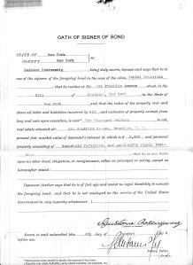 Oath of Gustave Rosenzweig