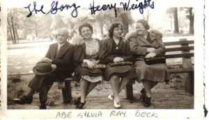 Abe, Sylvia, Ray (Abe's sister) and Beck