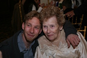 Aron and his grandmother Irene