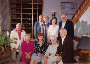 Irwin Elkins reunited with his cousins Rebecca Kurtz and Ben Kurtz and others in Florida 1992