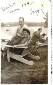 Joe and Sadie on Chair 1942