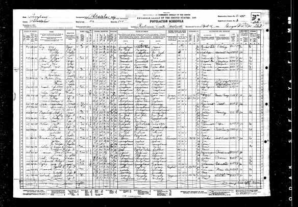Blanche and Edward Klein 1930 US census
