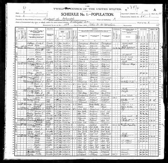 Myer Cohen Sr. 1900 census