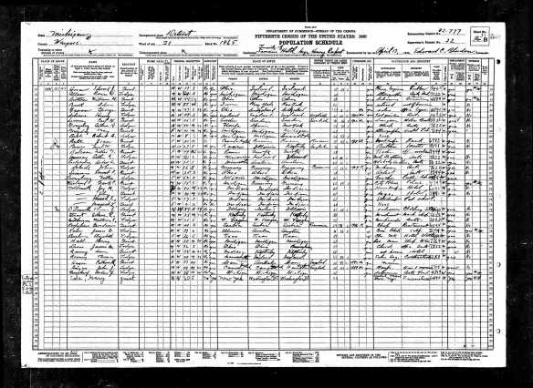 Gary Cole 1930 census