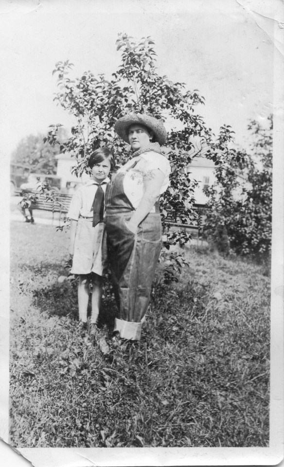 Shirley Harkaway with her mother Ida Lutsky Harkaway