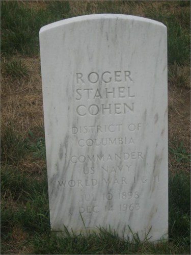 Roger Stahel Cohen headstone