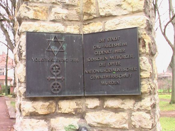 memorial plaque gau aldesheim