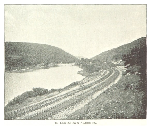 Lewistown Narrows http://commons.wikimedia.org/wiki/File:PRR(1893)_p092_LEWISTOWN_NARROWS.jpg
