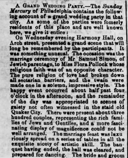 flora pollock wedding part 1