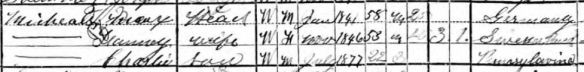 Max, Fanny and Charles Michaels on 1900 census Year: 1900; Census Place: Manhattan, New York, New York; Roll: 1085; Page: 12A; Enumeration District: 0098; FHL microfilm: 1241085