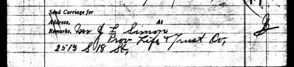 Leon Simon funeral bill