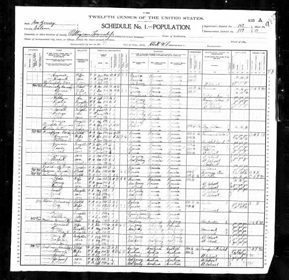 1900 US Census for Abraham Brotman