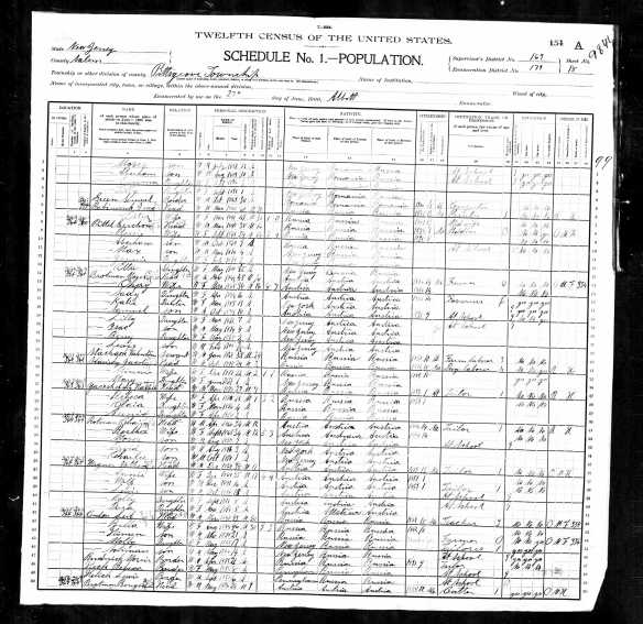 Moses Brotman 1900 census