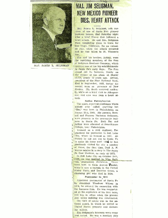 james seligman obit edit