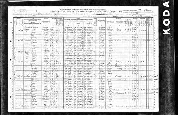 Moses Brotman 1910 census