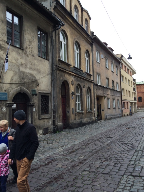 A street in the former Jewish Quarter of Krakow