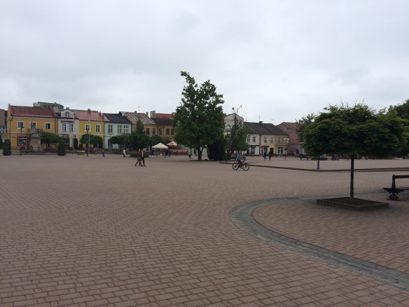 Main square in Tarnobrzeg