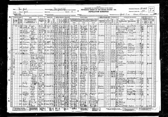 Harold Cohn 1930 census