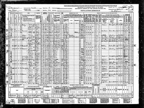 Full page: Joseph Cohn 1930 census