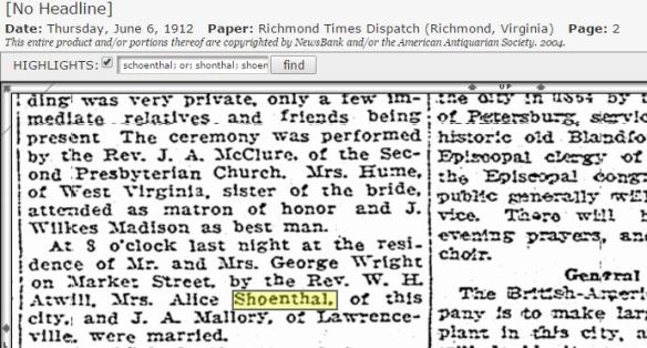 Nathan Schoenthal wife remarries