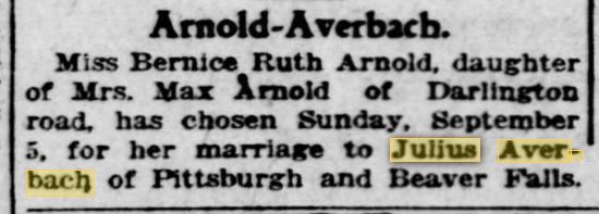 Pittsburgh Post Gazette August 29, 1926 p. 44