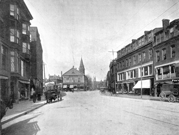 Brookline in 1900 when the Schoenthals arrived http://www.brooklinehistoricalsociety.org/archives/images/village_1900Large.jpg