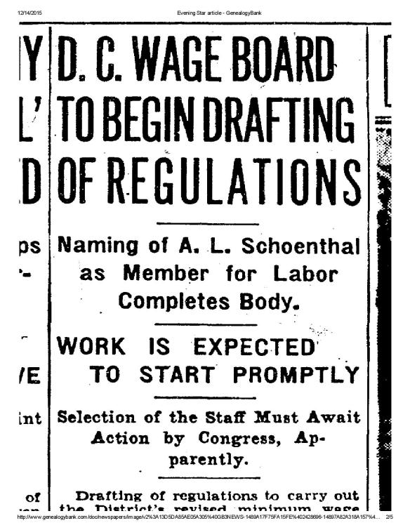 Arthur L Schoenthal to Wage Board 1937-page-002