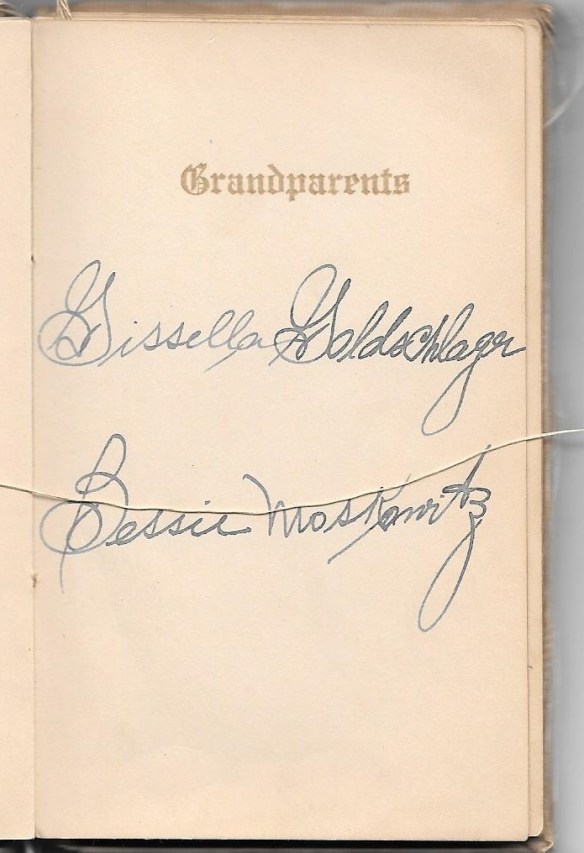 Aunt Elaine baby book 3