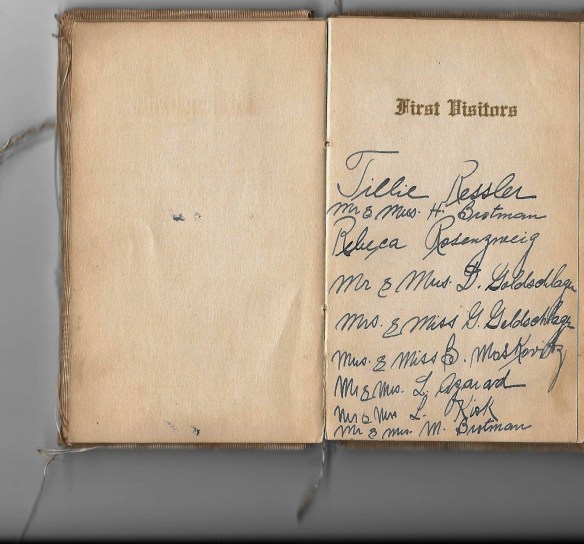 Aunt Elaine baby book 4