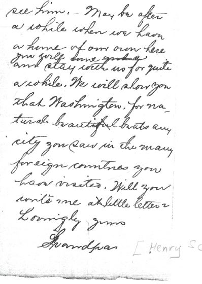 Henry letter to Florence 1918 2