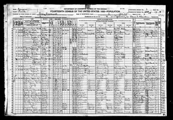 Jacob Miller 1920 census with brother
