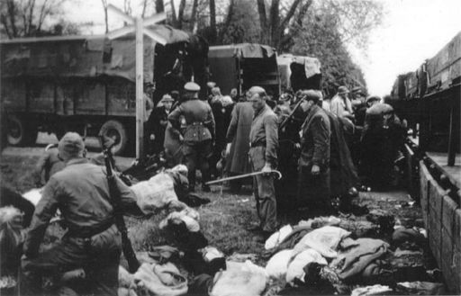 Chelmno death camp 1942 By SS Unknown [Public domain], via Wikimedia Commons