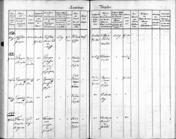 Marriage record from Hurben for Abraham Selinger, son of Joachim, and Rosalia Wilhelmsdoerfer http://jgbs.org/detail.php?book=marriage&id=%206671&mode=