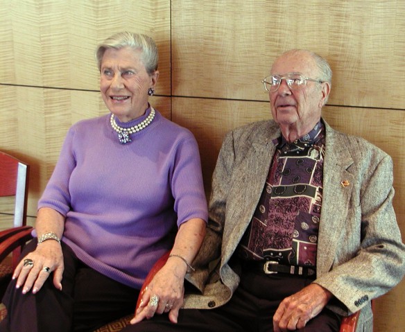 Walter and Ruth Stein, 2002 at Blanche's 90th birthday celebration