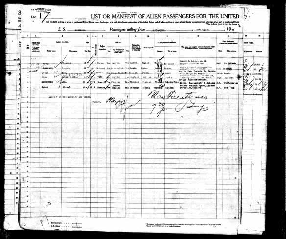 Lionel Heymann 1924 passenger manifest Ancestry.com. New York, Passenger Lists, 1820-1957 [database on-line]. Provo, UT, USA: Ancestry.com Operations, Inc., 2010. Original data: Passenger Lists of Vessels Arriving at New York, New York, 1820-1897. Microfilm Publication M237, 675 rolls. NAI: 6256867.