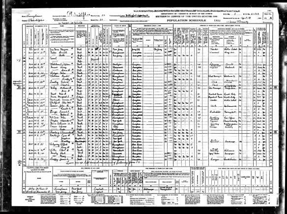 Frank and Dorothy Whitman 1940 census Year: 1940; Census Place: Philadelphia, Philadelphia, Pennsylvania; Roll: T627_3704; Page: 14A; Enumeration District: 51-553