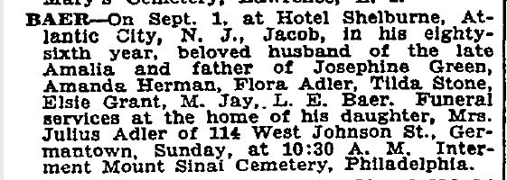 NY Times, September 3, 1932