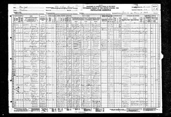 Jerome and Elsie Baer Grant 1930 census Year: 1930; Census Place: Long Beach, Nassau, New York; Roll: 1461; Page: 3A; Enumeration District: 0137; Image: 104.0; FHL microfilm: 2341196