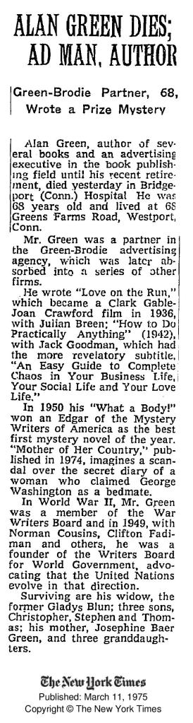 Alan Baer Green obit NYTimes March 11 1975-page-001